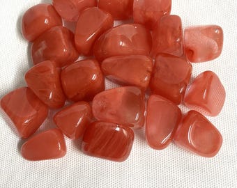 Beautiful Tumbled Cherry Quartz Stone  (#46) Chery Quartz Tumbled