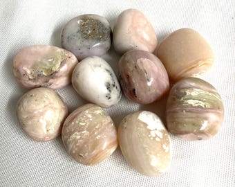 Pink Opal Tumbled Stone (#95) Tumbled Pink Opal