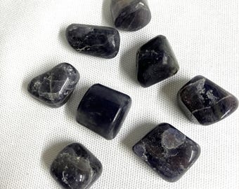 Iolite Tumbled Stone  (#33) Tumbled Iolite