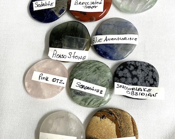 Assorted Flat Stones (#148)  10 Assorted Flat Stones