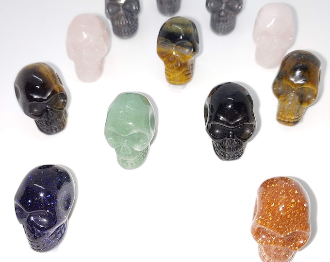 Mini Stone Skulls Assorted