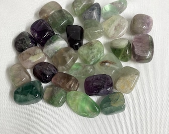 Fluorite Tumbled Stone (#9) Tumbled Fluorite Stone