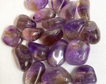 Ametrine Tumbled Stones  (#59) Tumbled Ametrine