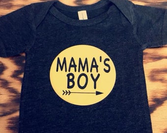 Download Mama's Boy Mommy and Me Toddler Kids T-shirt in Sizes