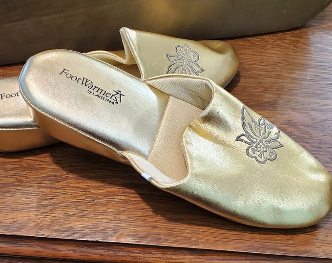 Golden Slippers, Foot Warmers by Laguna Etsy