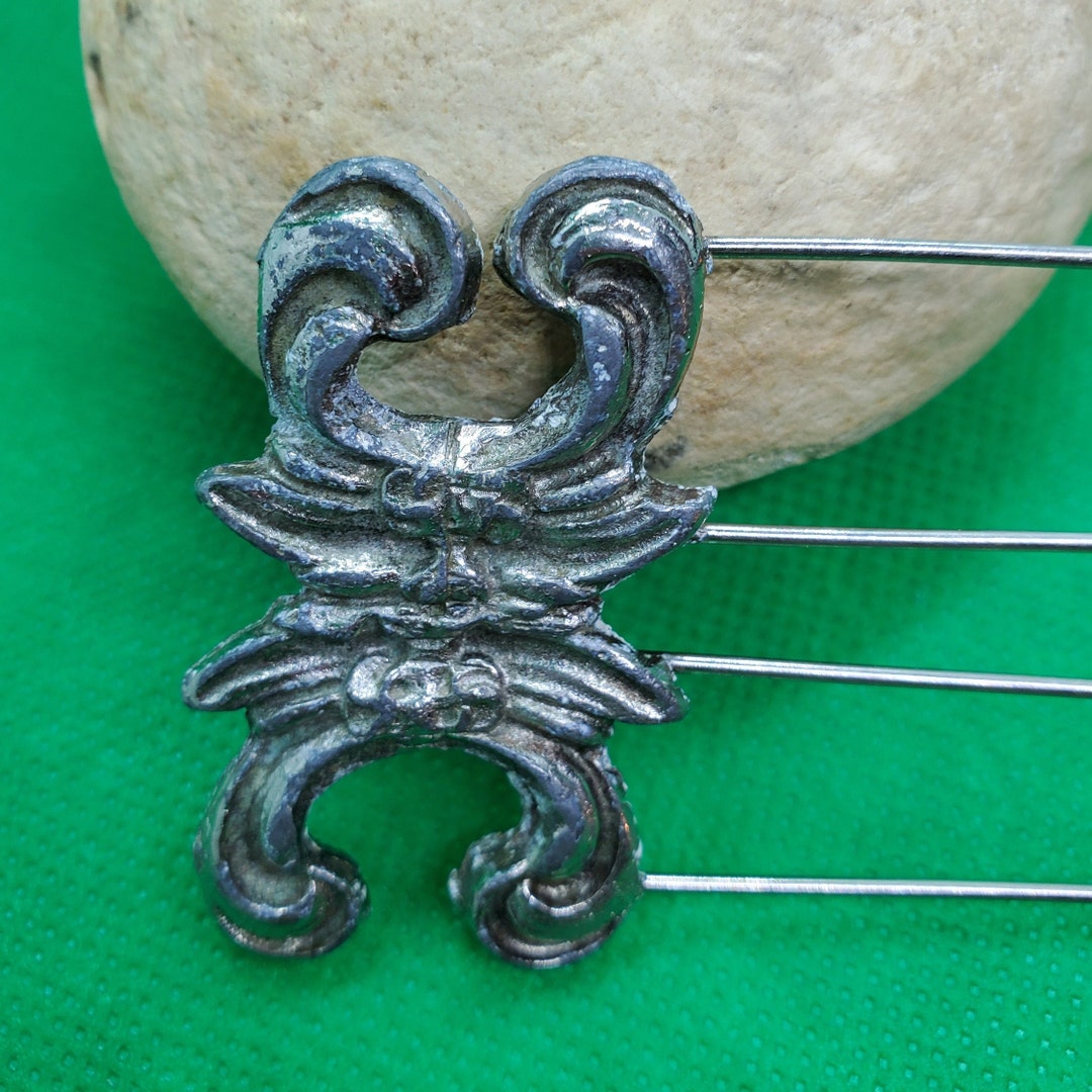 Pewter Hair Pin - Etsy