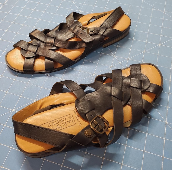 Black Bruno Valenti Sandals