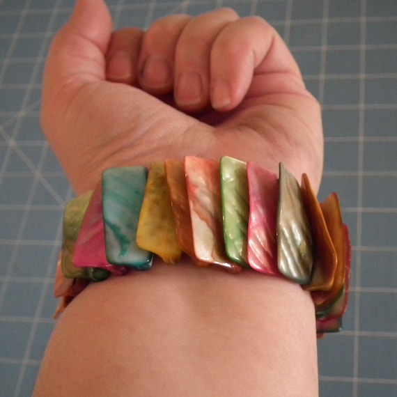 Rainbow Shell Bracelet - image 7
