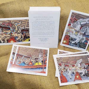 Over-the-jumps, The Arkansas Carousel-wenskaarten, set van 10 met enveloppen