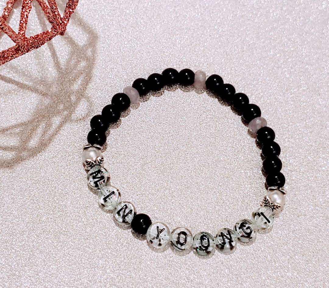 Min Yoongi Bracelet Etsy