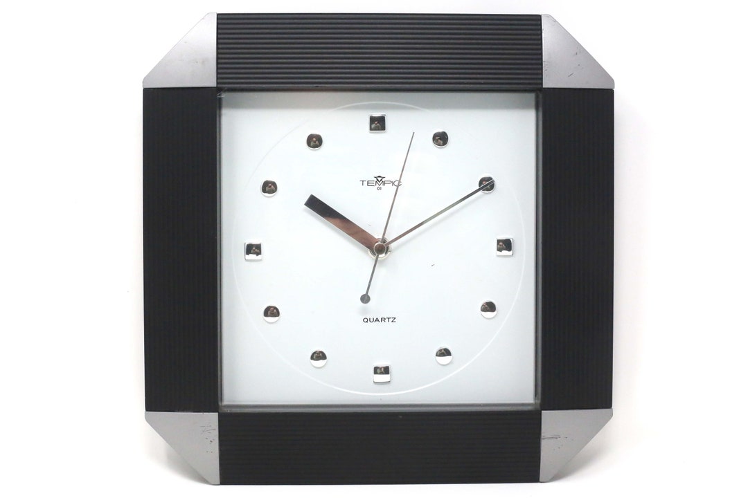 Coromatic Square Clock Vintage Square Postmodern Wall Clock by Tempic - Etsy