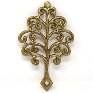 Vintage Brass Vine Trivet