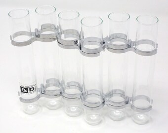 1994 "Flex" Glass Test Tubes Vase