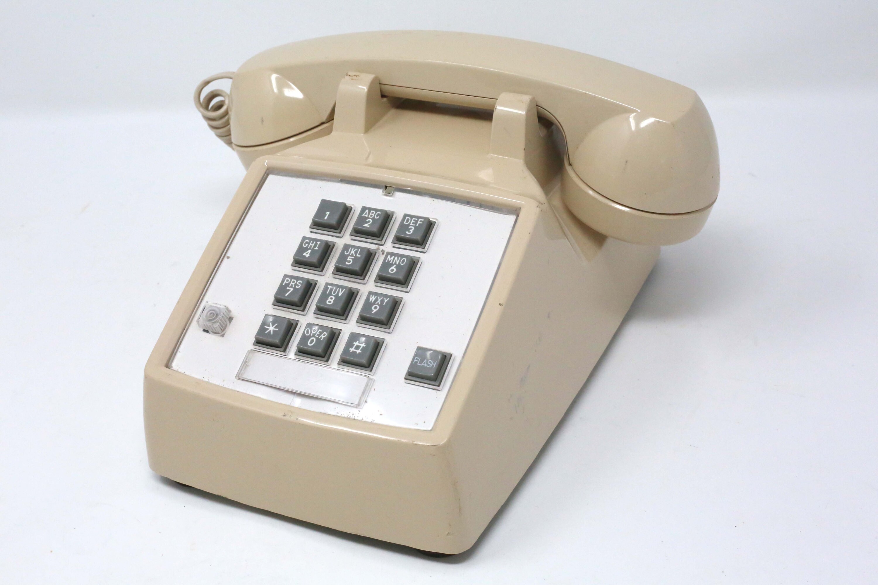 Vintage Beige Touch Tone Modular Desk Phone - Etsy