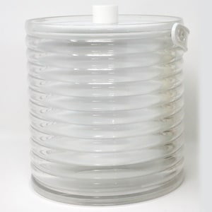 1980&#39;s Acrylic Ribbed Ice Bucket