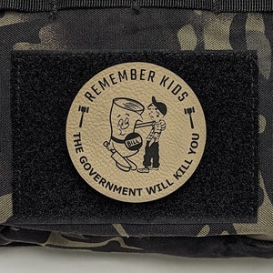Remember Kids Morale Patch: Tactical Hat Patch, Hook and Loop