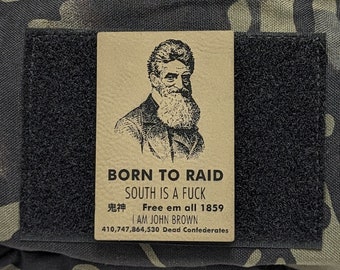 John Brown Morale Patch: Abolitionist Tactical Gear Patch