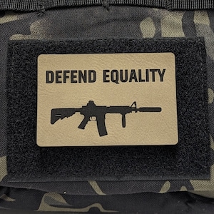 Defend Equality Morale Patch: Tactical Hook and Loop Patch