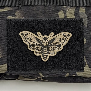 Cicada Skull Morale Patch, SOTL, Leatherette Tactical Patch For Field Hat, Range Bag, Hook and Loop Patch, Plate Carrier Patch, All weather