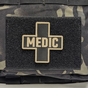 Medic Cross Morale Patch: Tactical Hook and Loop Patch