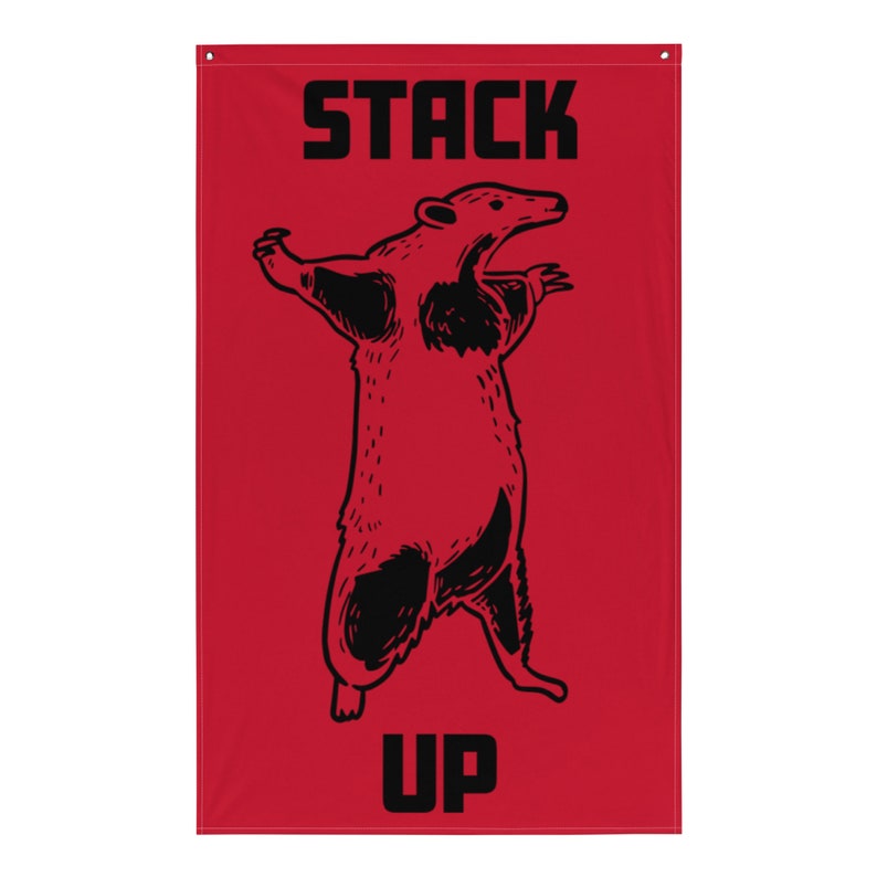 Stack up Anteater Meme Vertical Flag Come at Me Bro Come Etsy Canada