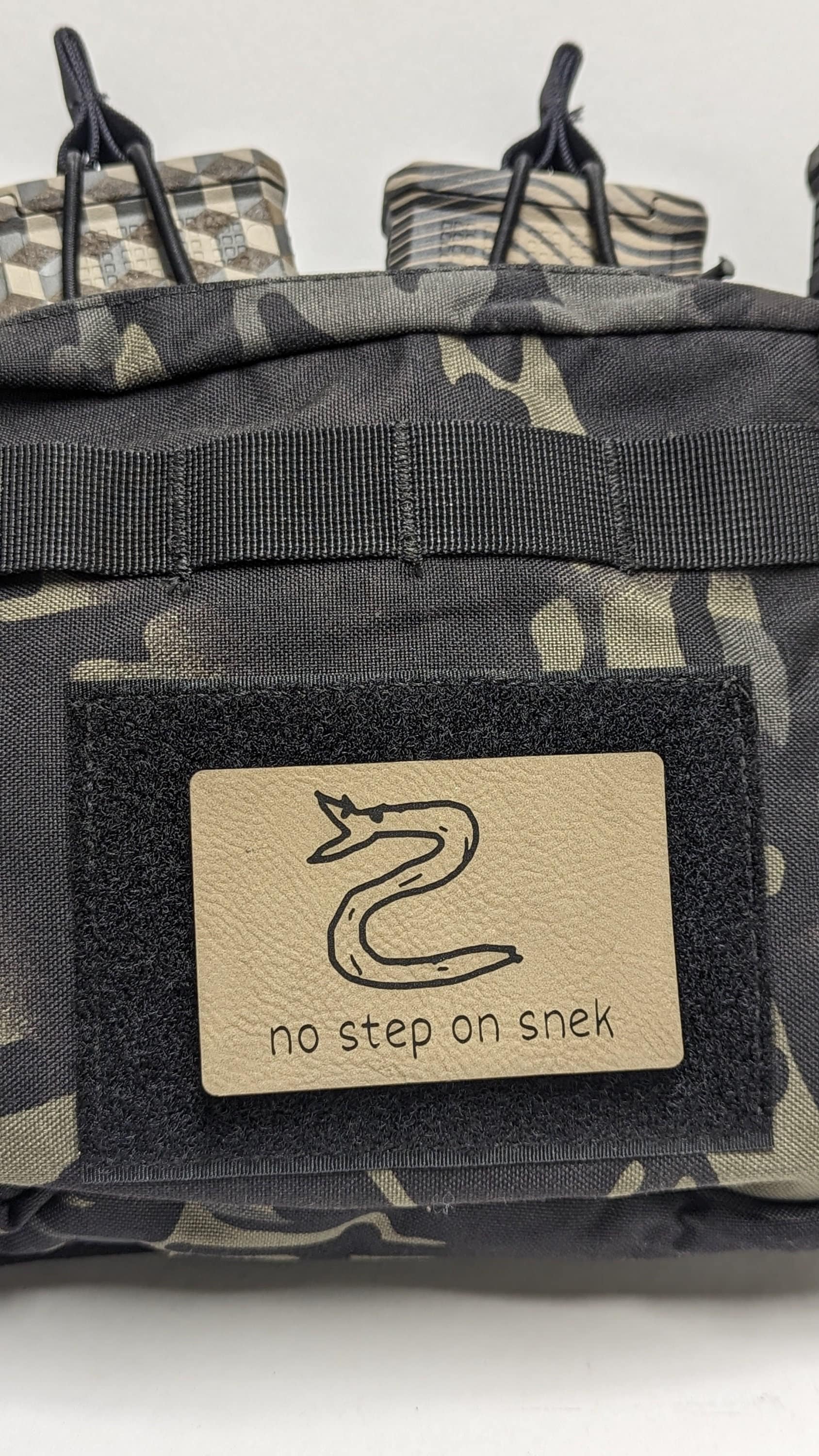 No Step on Snek Patch - Multicam Camo