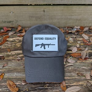 Defend Equality Morale Patch, Perfect for Tactical Hat, Range Bag, Hook and Loop Backing, Plate Carrier Patch, All Weather Plastic Patch image 9