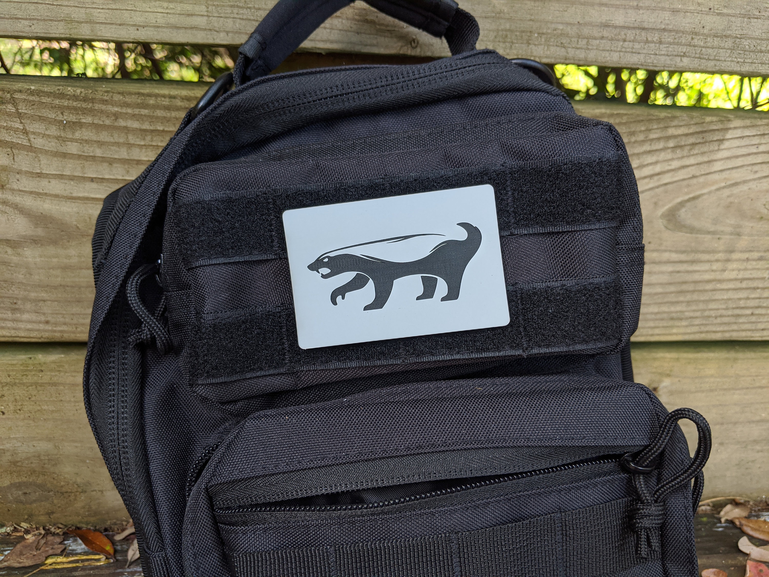 Honey Badger Morale Patch: Leatherette Tactical Gear Applique - Etsy