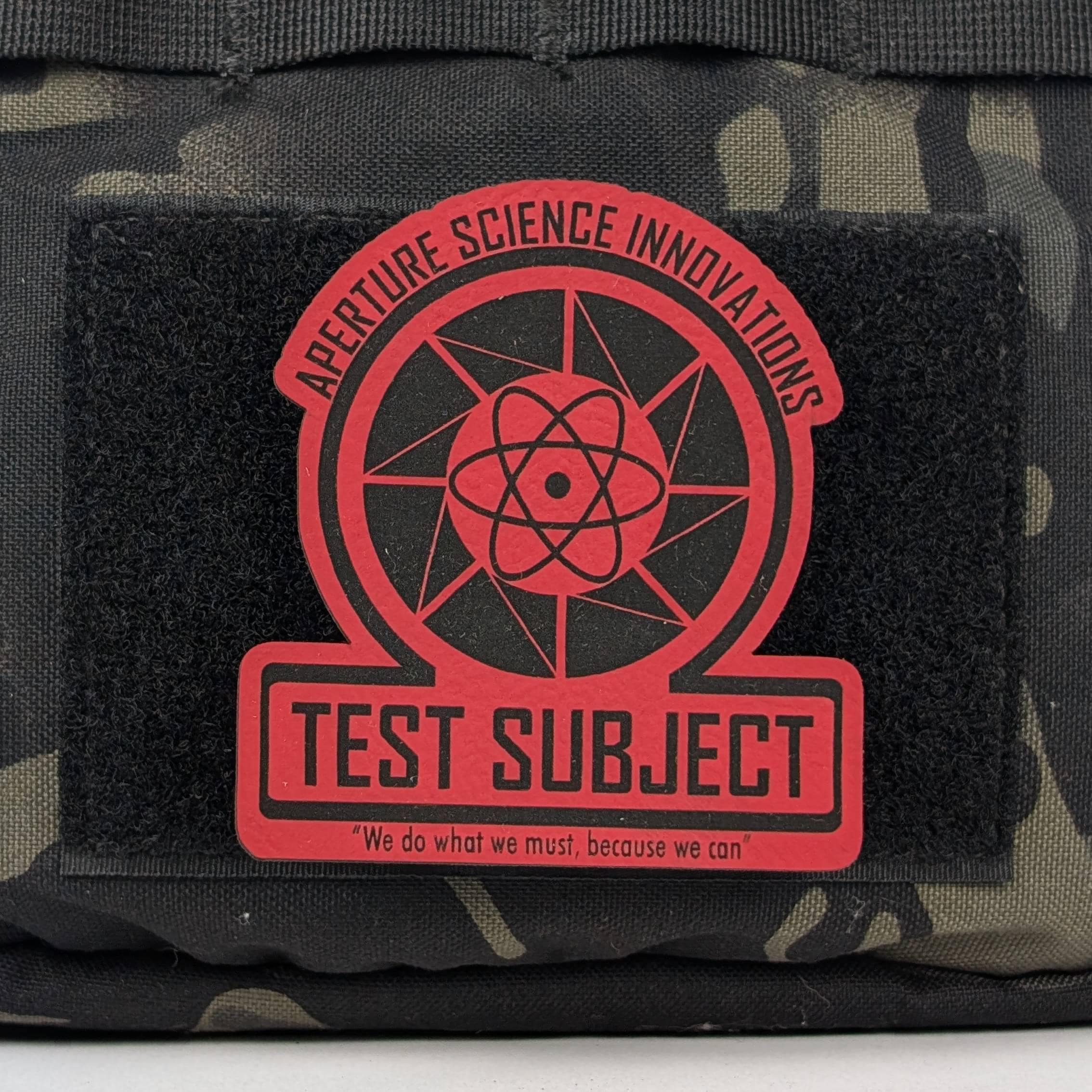 Aperture Science Test Subject Patch: Tactical Hook and Loop Morale ...