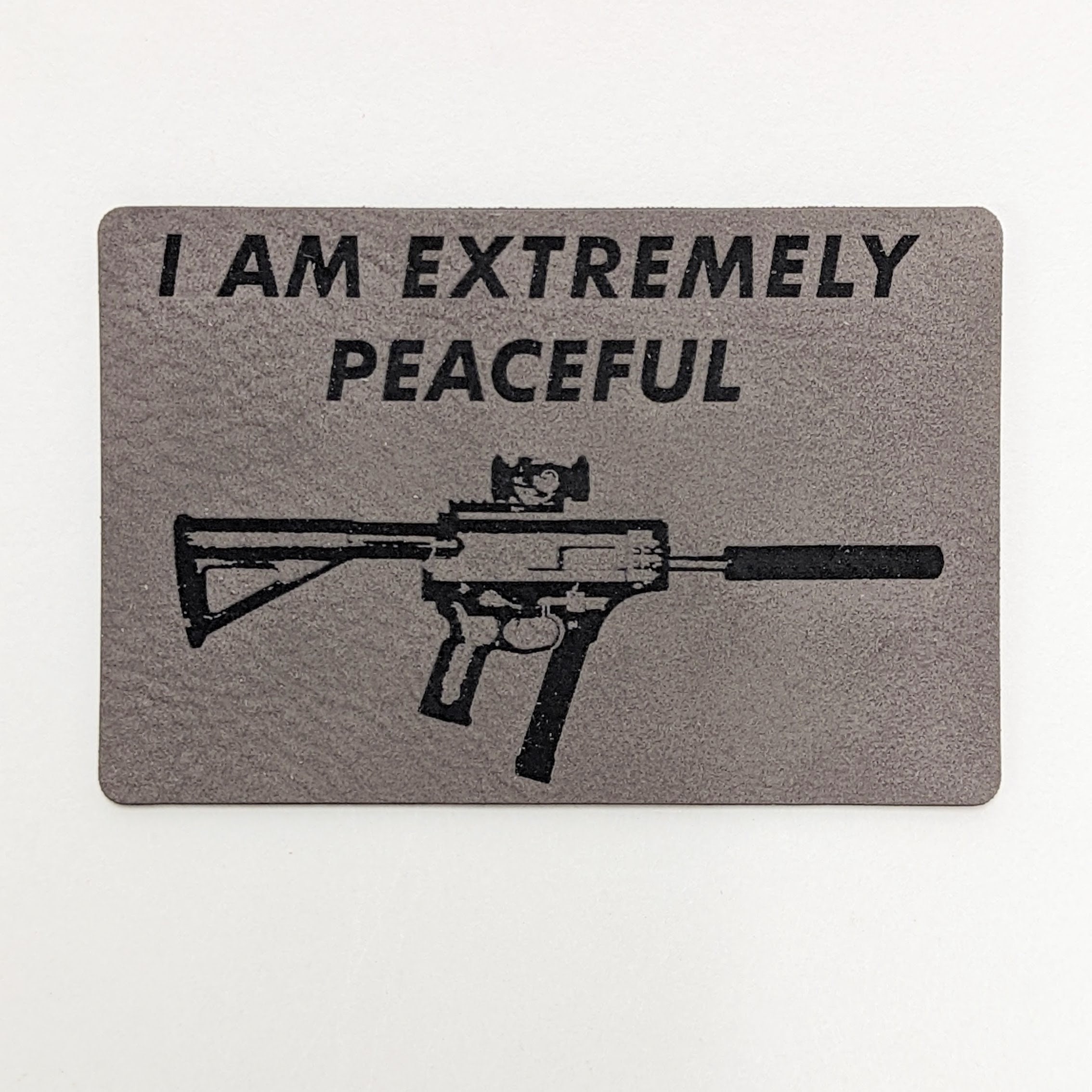 I Am Extremely Peaceful Morale Patch, FCG9, Jstark Patch