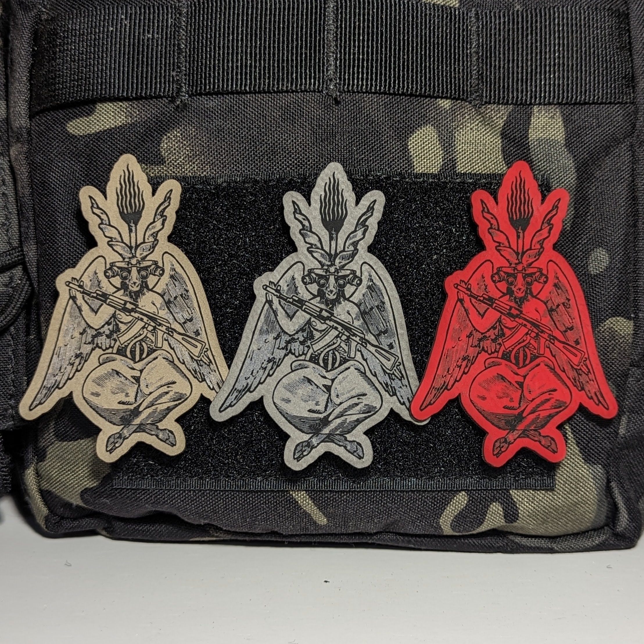 Baphomet AK-47 Morale Patch, Tactical Hook and Loop Patch - Etsy
