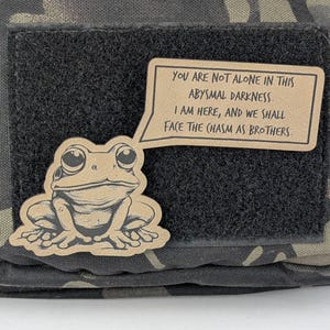You Are Not Alone Frog Morale Patch: Inspirational Tactical Patch