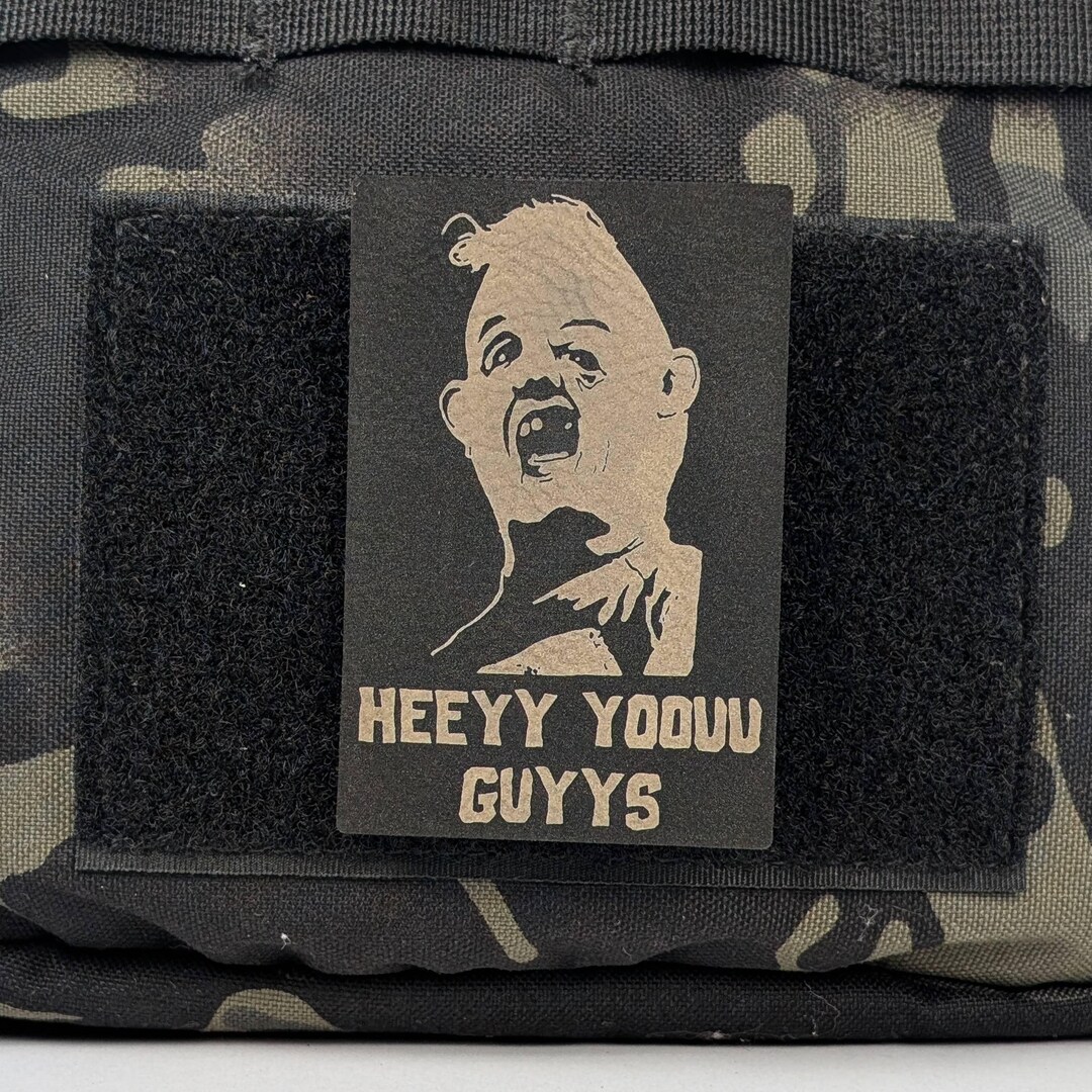 HEY YOU GUYS! Sloth Morale Patch: Tactical Hook and Loop Patch - Etsy