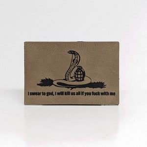 King Cobra Grenade Gadsden Morale Patch image 2