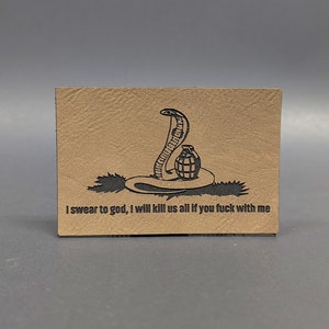 King Cobra Grenade Gadsden Morale Patch image 4