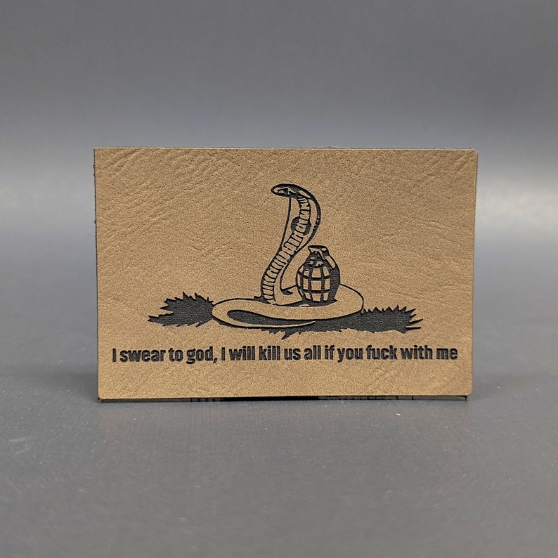 King Cobra Grenade Gadsden Morale Patch image 4