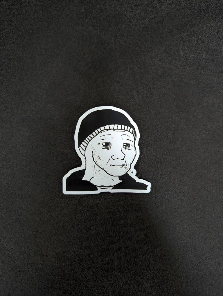 Wojak Face Meme Template SVG PNG Cricut File Layered Cut -  Sweden