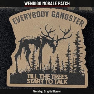 Wendigo Cryptid Horror Morale Patch