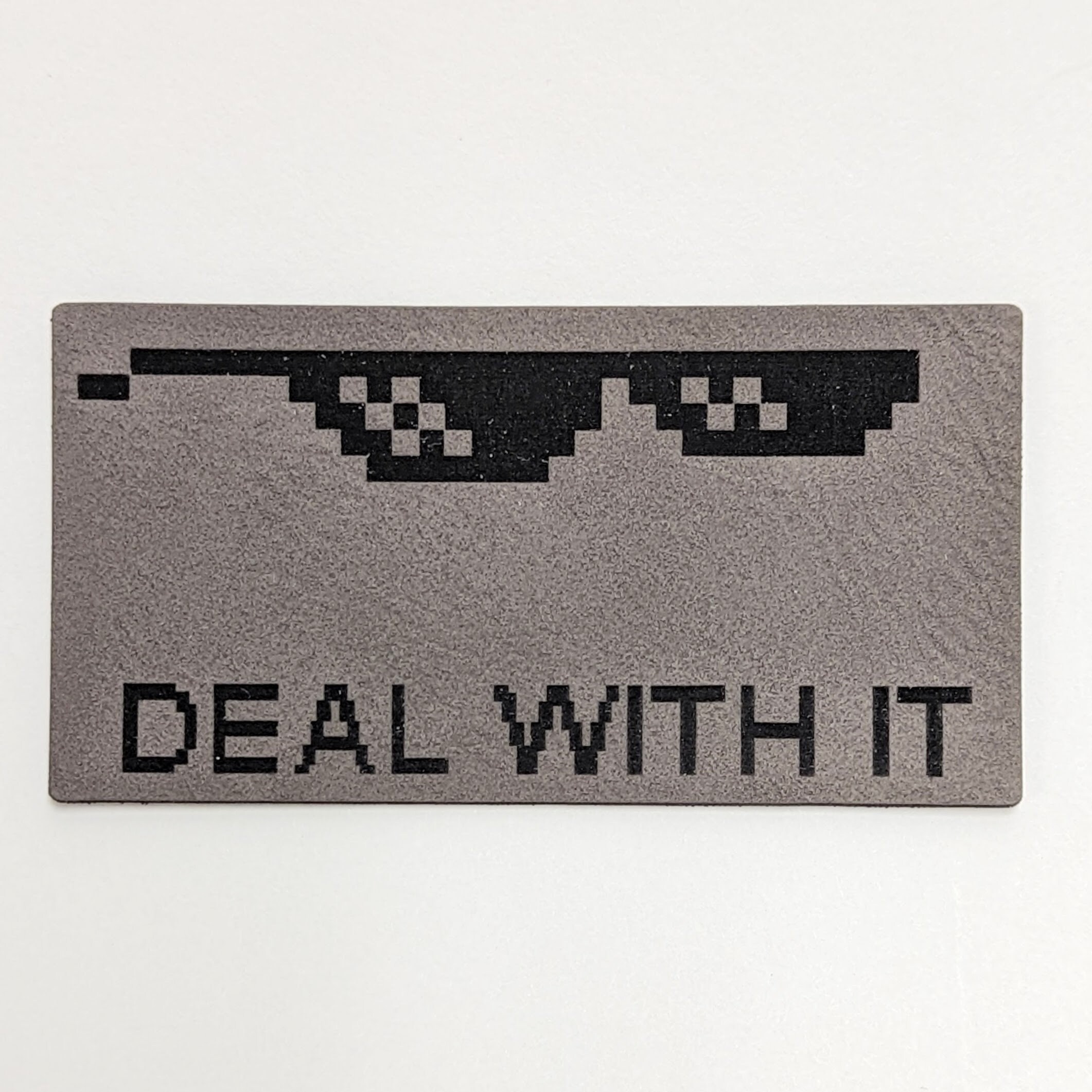 Deal With It Meme Morale Patch Perfect for Tactical Hat Etsy