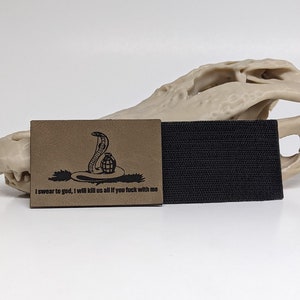 King Cobra Grenade Gadsden Morale Patch image 3