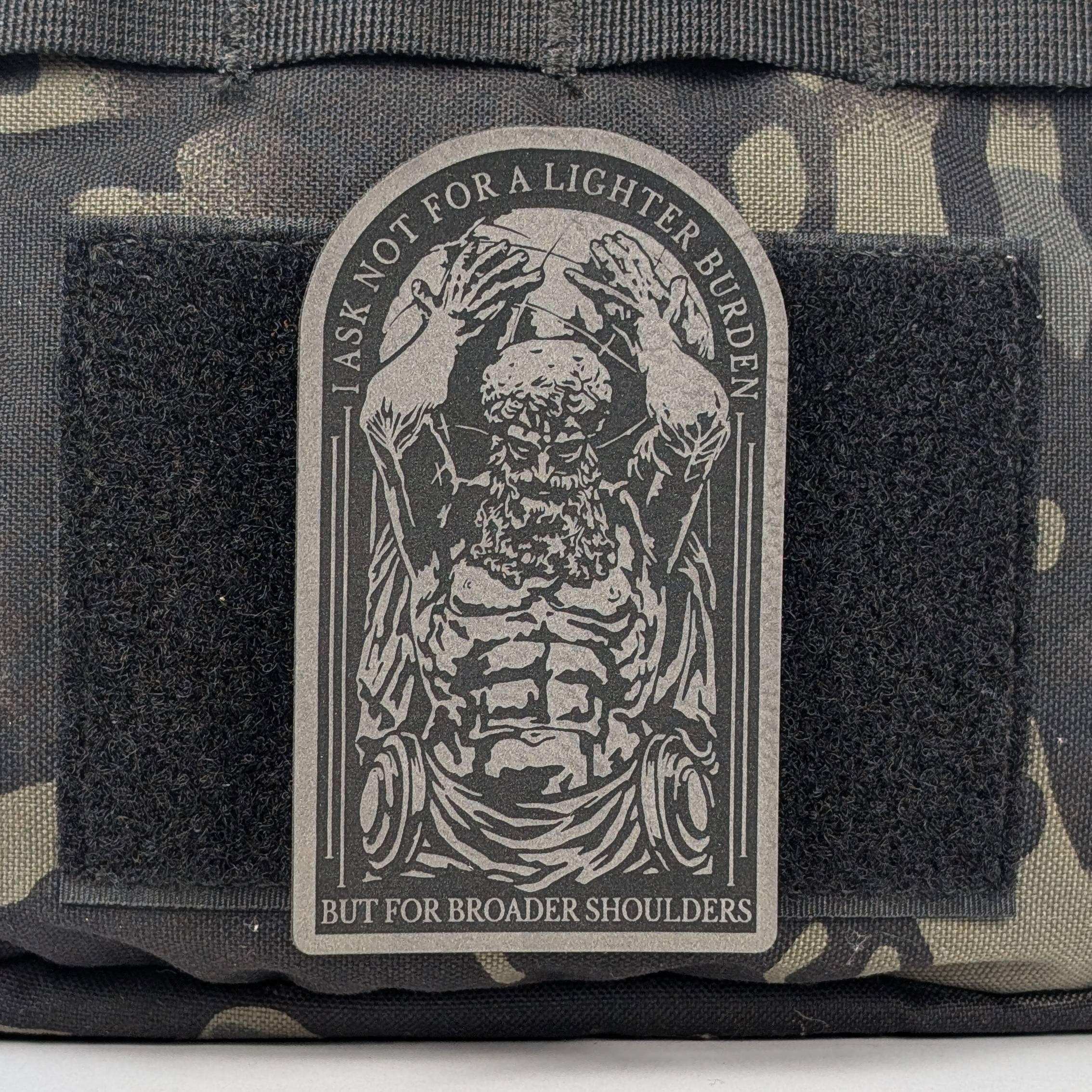 Atlas Morale Patch: Broader Shoulders Ancient Greek Titan, Tactical ...