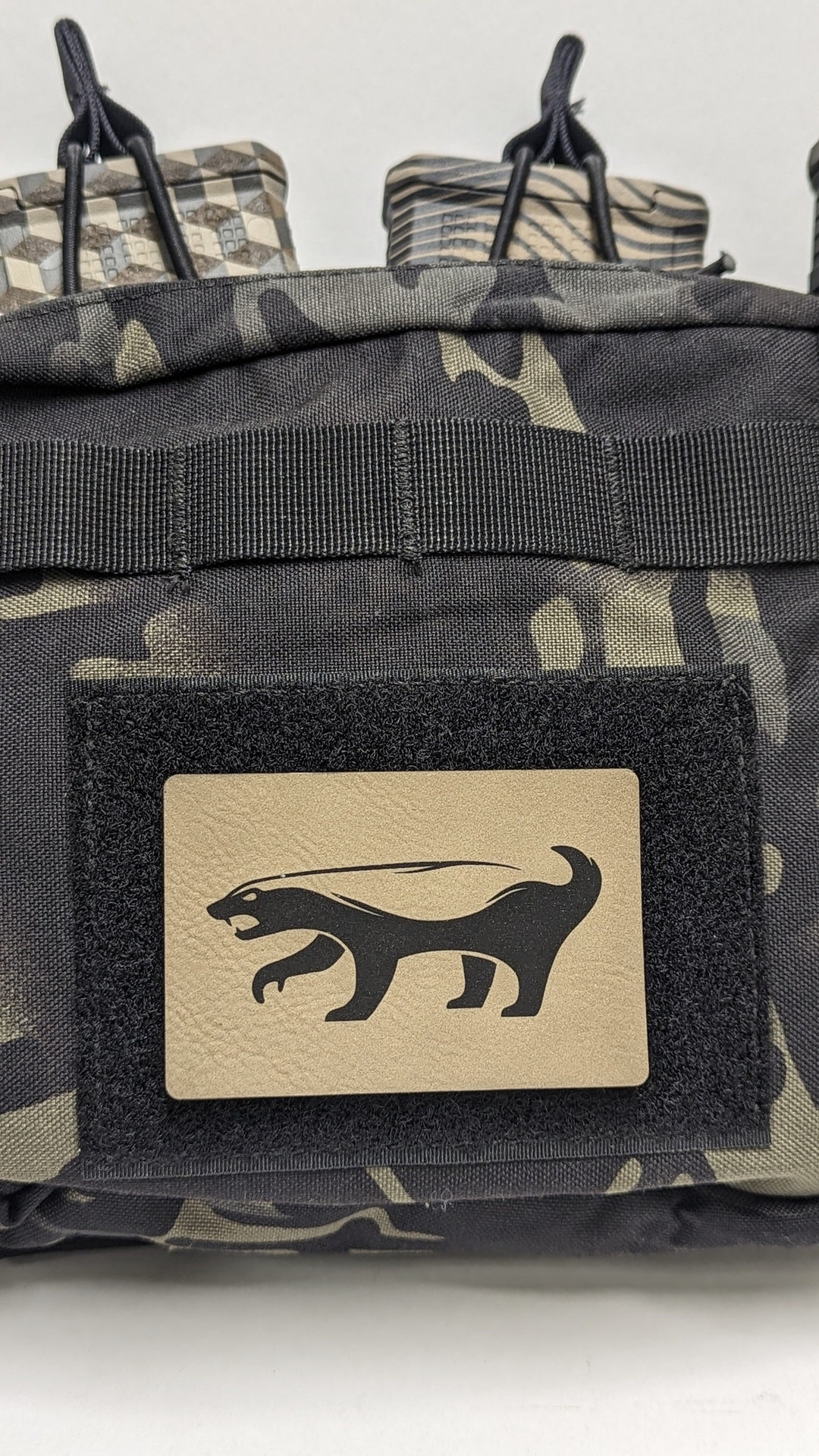 Honey Badger Morale Patch, Perfect for Tactical Hat, Range Bag, Hook