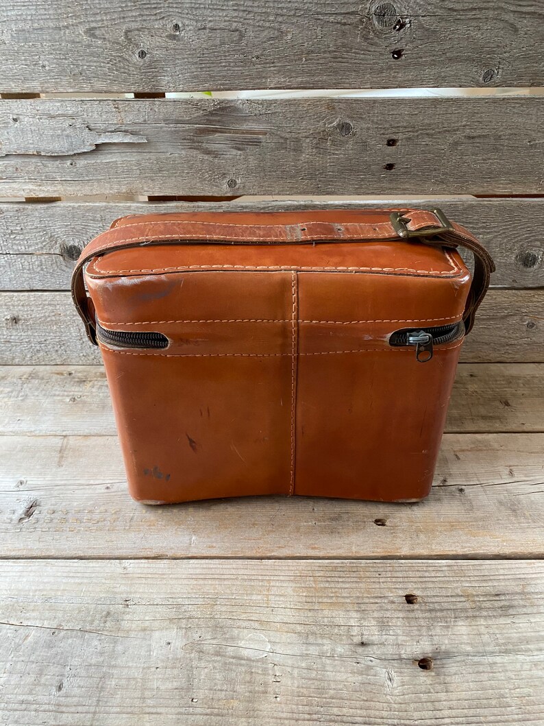 Leather Train Case Etsy