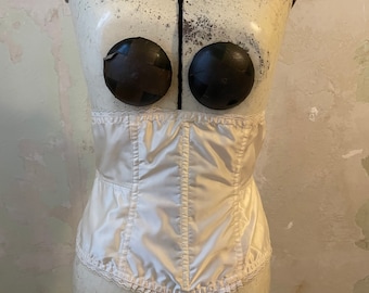 corsetto originale vintage ‘50 raso bianco