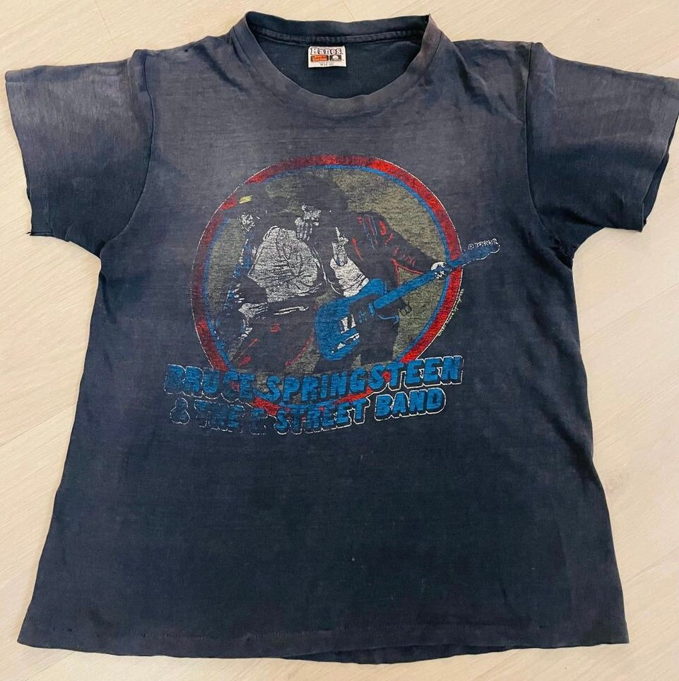 T Shirt Originale Vintage Bruce Springsteen World Tour 1980-1981