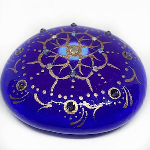 Handpainted Mandala Stone