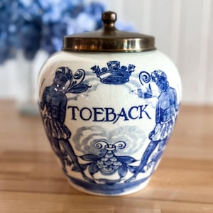 tobacco jar lid Antique Tobacco Jar Lids