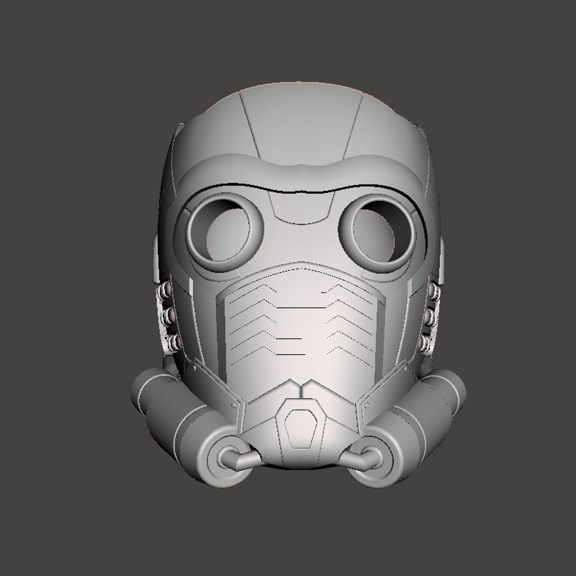 STARLORD Inspired Helmet 3D Model Etsy