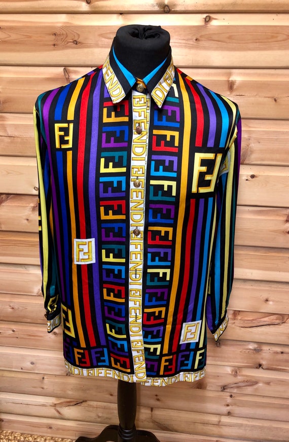 fendi rainbow shirt