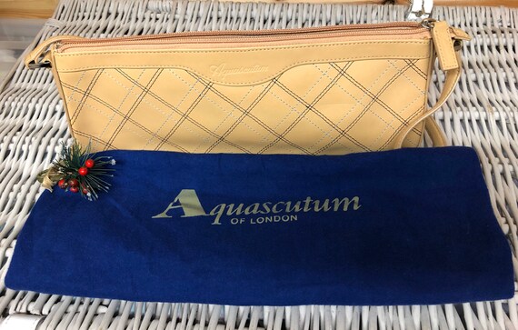 Aquscutum Handbag Vintage Late 1990s